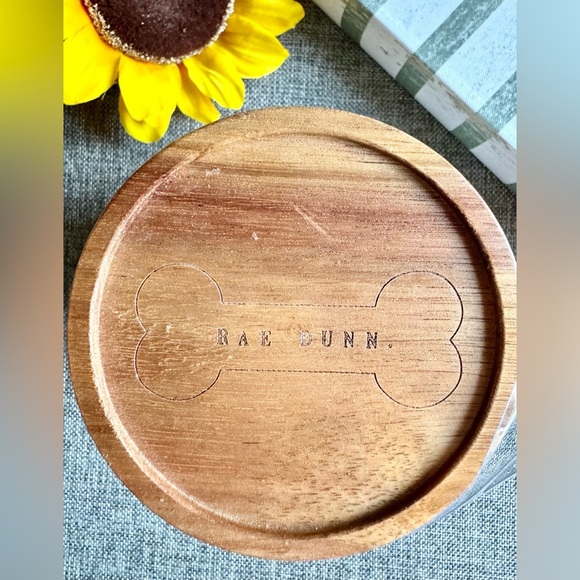 New Rae Dunn HAPPY HOWLOWEEN Halloween Dog Coffee Tea Mug Cup w/ Wood Lid - Picture 3 of 8